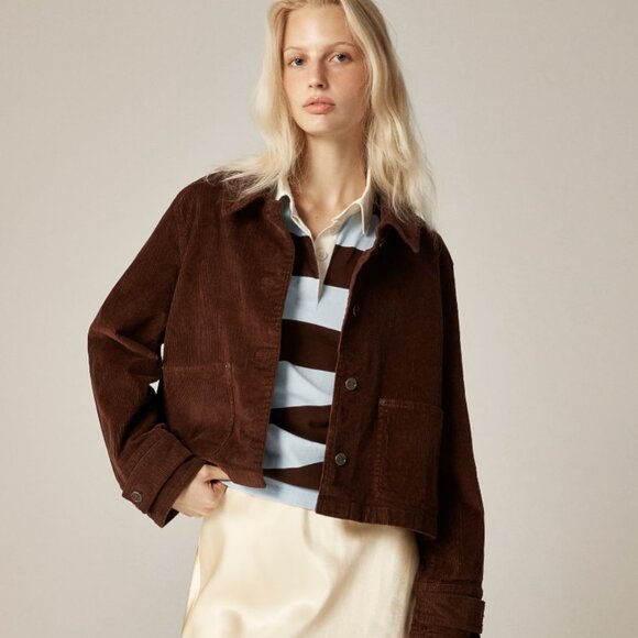 J. Crew Jackets & Blazers - NWOT J. Crew Cropped Barn Jacket™ in corduroy